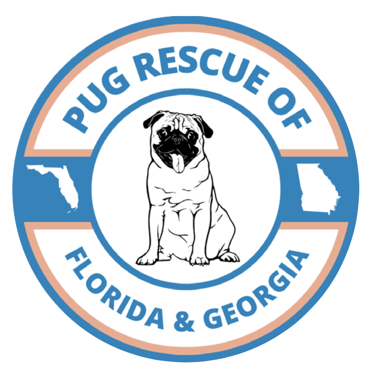 Pug Rescue Logo
